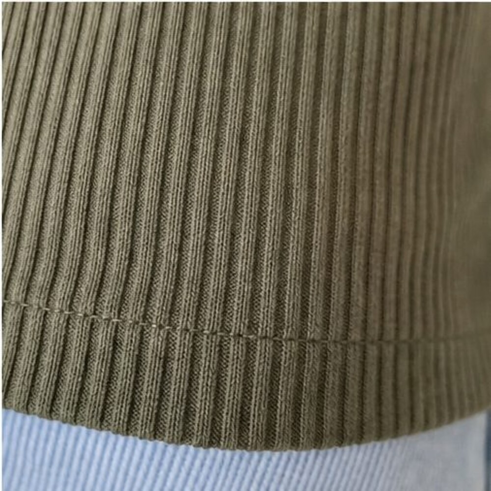 Olive Ruffle Blouse - Picture 6 of 6